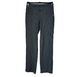 Kuhl SZ 2 Mova Straight Pants Pull-On Pockets Stretch Drawstring Heathered Gray